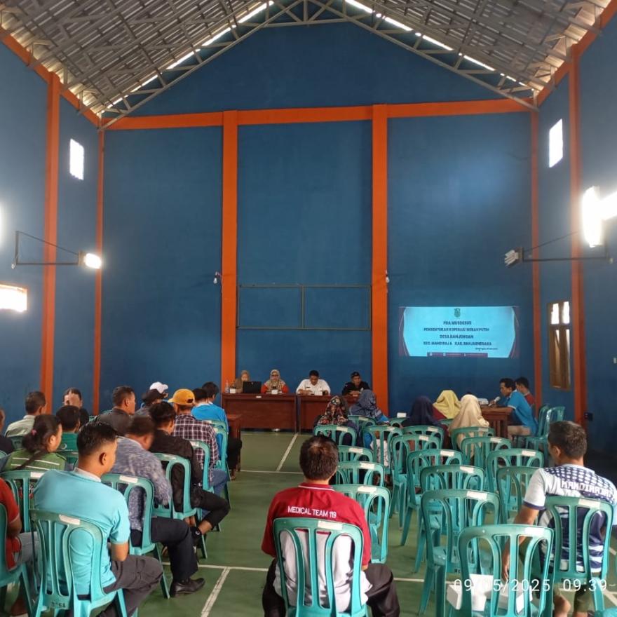 Pra Musdesus Sosialisasi Pembentukan Koprasi Desa Merah Putih Banjengan